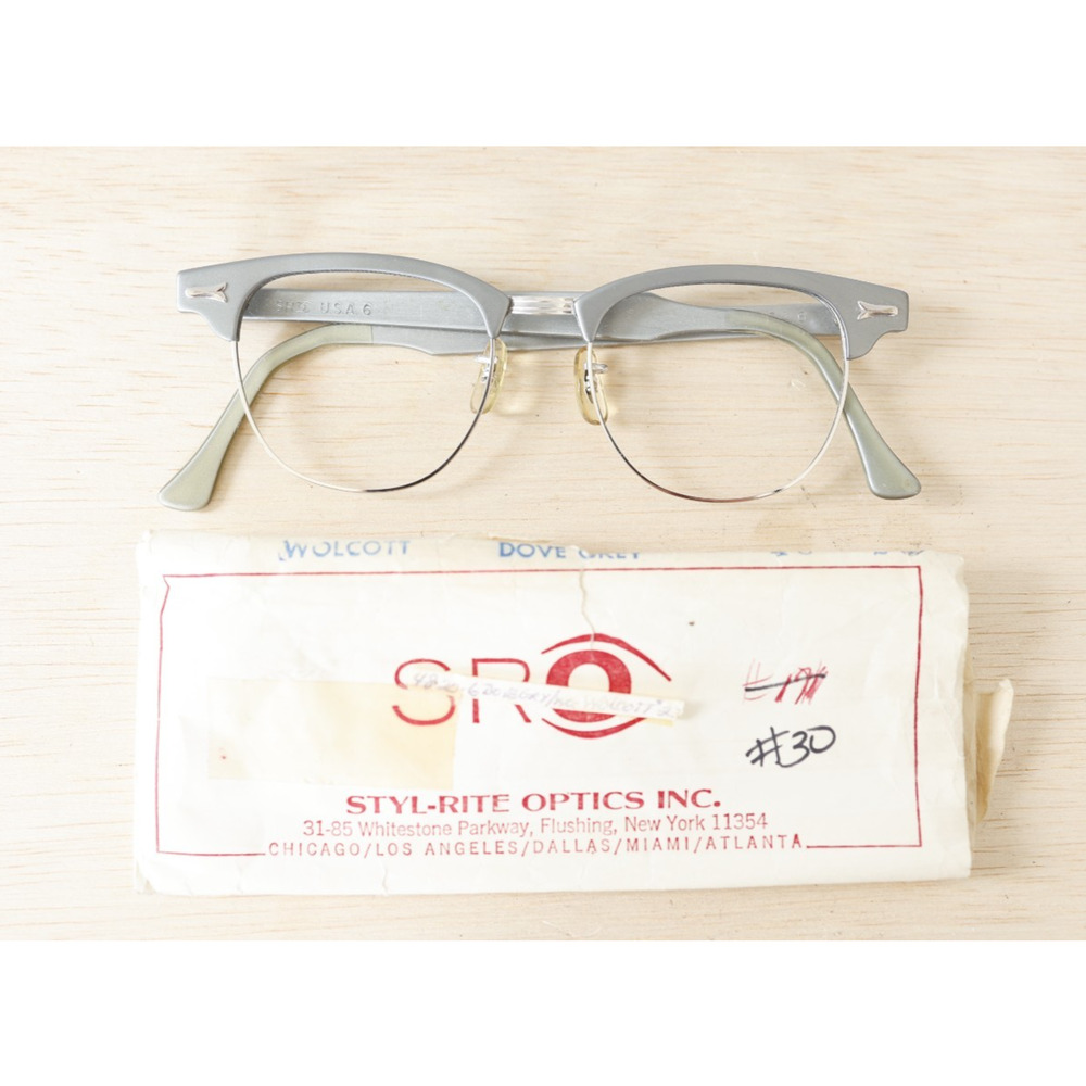 Vintage SRO Style rite optical eyeglass 1960s 12k GF Sleeve 48-20